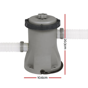 Bestway Pool Pump Cartridge Filter | 330GPH | 1249L/H | Flowclear Pool Cleaner