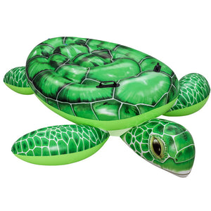 Turtle Pool Float | Inflatable Ride-On Lounger | 153x140cm
