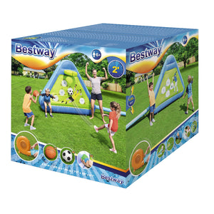 Bestway Kids Inflatable Soccer Basketball | Outdoor Play Board | Inflated Sport
