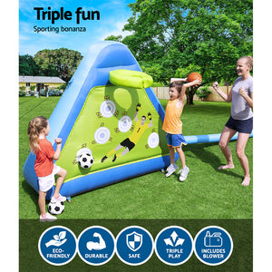Bestway Kids Inflatable Soccer Basketball | Outdoor Play Board | Inflated Sport