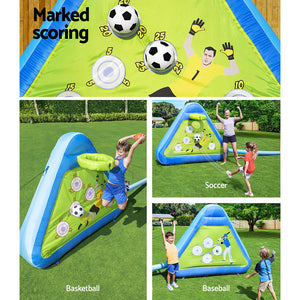 Bestway Kids Inflatable Soccer Basketball | Outdoor Play Board | Inflated Sport