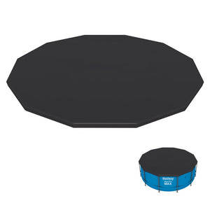 Pool Cover | Fits 3.66m/12ft | Round Swimming Pool | PVC Blanket | 3.7m