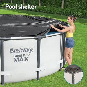 Bestway | Pool Cover | Fits 3.05m Round | Above Ground | Swimming Pool | PVC Blanket