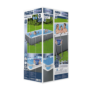 Swimming Pool 732x366x132cm | Steel Frame Above Ground Pools Ladder 30045L
