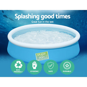 Kids Pool | 152x38cm | Round Inflatable Above Ground Swimming Pools | 477L