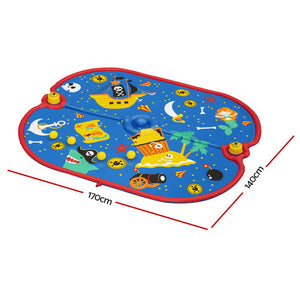 Kids Splash Pad Pool 170x140cm | Sprinkler Spray Play Mat