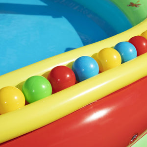 Kids Pool | 295x199x130cm | Inflatable Above Ground Swimming Play Pools | 111L