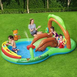 Kids Pool | 295x199x130cm | Inflatable Above Ground Swimming Play Pools | 111L