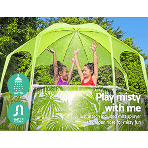 Kids Pool | 244x51cm | Steel Frame | Swimming Play Pools | Canopy | 1688L
