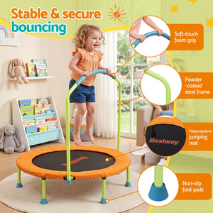 Kids Trampoline | 36 Inch Foldable Rebounder | Orange