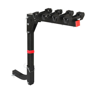 Giantz 4 Bicycle Bike Carrier Rack | Car 2" Hitch Mount | Foldable | Black