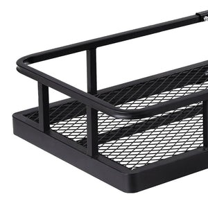 Giantz Universal Car Roof Rack Foldable Hitch Basket Cargo Carrier 152cm Black