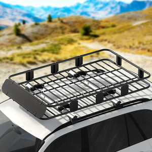 Universal Car Roof Rack Basket | Luggage Vehicle Cargo Carrier | 160cm | Black