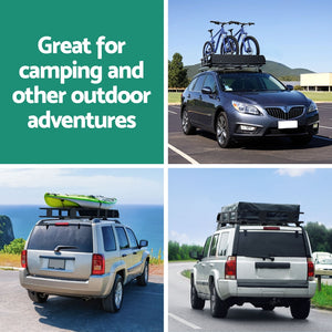 Universal Car Roof Rack Basket | Luggage Vehicle Cargo Carrier | 160cm | Black