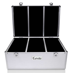 CD Case DVD Cases | Storage Box | 500 Discs | Aluminium Case | DVD Folders