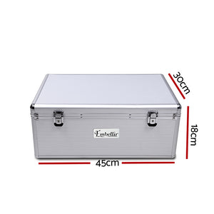 CD Case DVD Cases | Storage Box | 500 Discs | Aluminium Case | DVD Folders