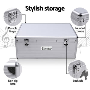 CD Case DVD Cases | Storage Box | 500 Discs | Aluminium Case | DVD Folders