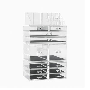 Makeup Case | Acrylic Cosmetic Organizer | Storage Box | Jewellery Holder