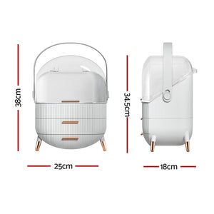 Makeup Case | Portable Cosmetic Organizer | Storage Box | Jewellery Holder