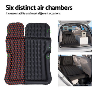 Car Mattress | 175x130cm Inflatable SUV Back Seat Camping Bed | Black