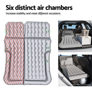 Car Mattress | 175x130cm Inflatable SUV Back Seat Camping Bed | Grey