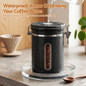 Stainless Steel Coffee Bean Storage Canister | 1.8L