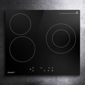 Electric Ceramic Cooktop | 60CM | 4 Burner Hob | Touch Control | 5200W