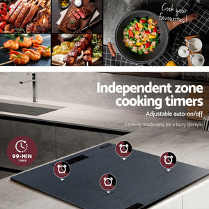 Electric Ceramic Cooktop 60cm | Touch Control | Grey