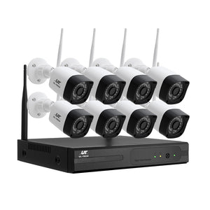 UL-tech Wireless CCTV Camera | 3MP | 8CH | 8 Square Cameras
