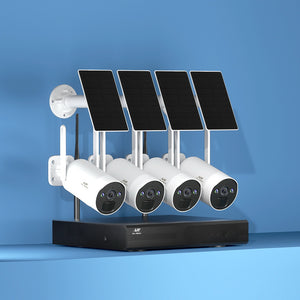 UL-tech Wireless Solar CCTV Security Cameras 4MP 8CH NVR