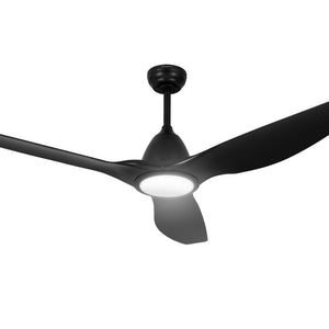 Ceiling Fan | 64 Inch | DC Motor with Light & Remote | Black