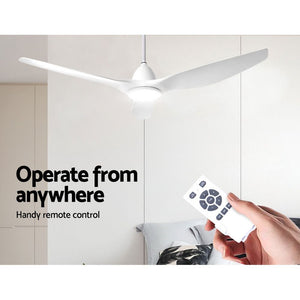 64'' Ceiling Fan with LED Light & Remote | DC Motor | 3 Blades