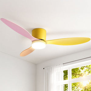 52 Inch Ceiling Fan with Light | 3 Blades | DC Motor | Remote | Multicolour