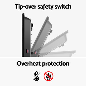 Devanti Electric Convection Heater | Black | 2000W