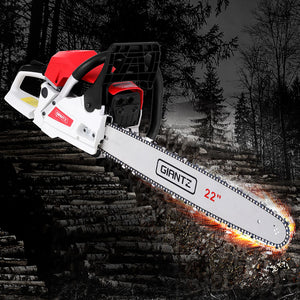 Petrol Chainsaw | 74CC | 22" Bar | E-Start Tree Pruning Chain Saw