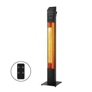 Devanti Radiant Tower Heater | Electric Portable | Remote Control | 2000W Heating