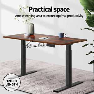 Standing Desk Top | Rustic Brown | 120CM