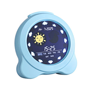 Digital Day Clock 3.8" | Calendar & Alarm | LCD Display | Blue