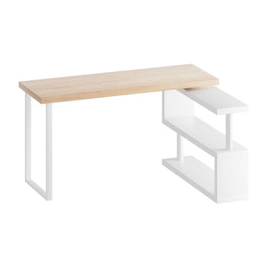 Computer Desk | Bookshelf | 140CM | White