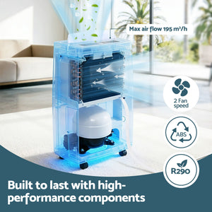 Portable Dehumidifier | 16L Air Dryer with 5.5L Water Tank