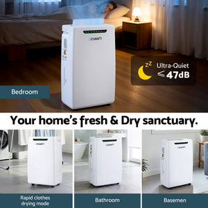Portable Dehumidifier | 16L Air Dryer with 5.5L Water Tank