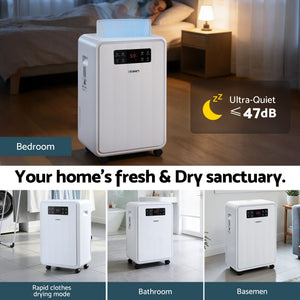 Commercial Dehumidifier | 70L Air Dryer with 8.5L Water Tank