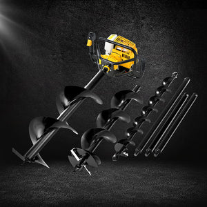 Petrol Post Hole Digger | 82CC | Motor Drill | Extension Auger Bits Kit