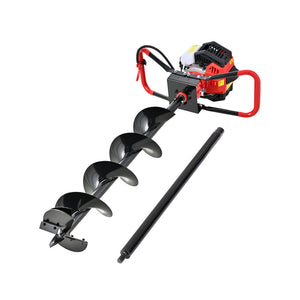 Petrol Post Hole Digger | 65CC | 200mm Auger Drill | Extension Bits Included