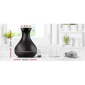 Devanti Aroma Diffuser | Aromatherapy | Dark Wood | 400ml
