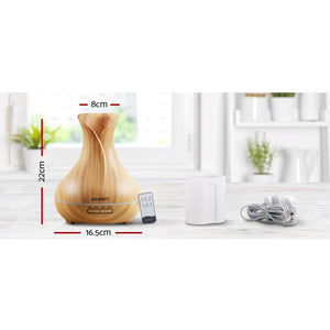 Aroma Diffuser | Aromatherapy | Light Wood | 400ml