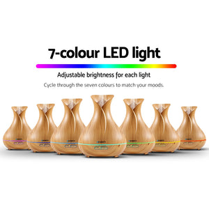 Aroma Diffuser | Aromatherapy | Light Wood | 400ml