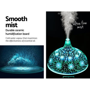 Aroma Diffuser | Aromatherapy | 3D Glass | 400ml