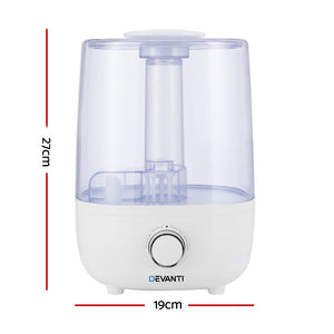 Devanti Aroma Diffuser | Aromatherapy Humidifier | 4L