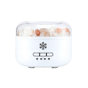 Devanti 150ml Salt Lamp Aroma Diffuser Ultrasonic Humidifier Purifier 7 LED Colors